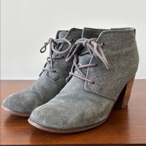 Toms Gray Women's Ankle Boots